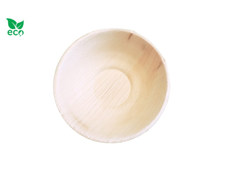 Okrągła miska z Liści Palmowych 18 cm – 500 ML – 25 sztuk